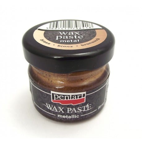 Pasta woskowa - Metaliczny brąz 20 ml Pentart
