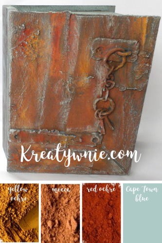 Żółta ochra pigment 15 - powercolor, barwnik w proszku, 40 ml, 25 g