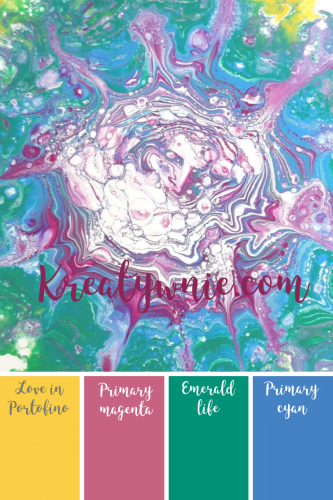 Farba kredowa mineralna szmaragdowa zieleń Fleur 130 ml - Emerald Life F53