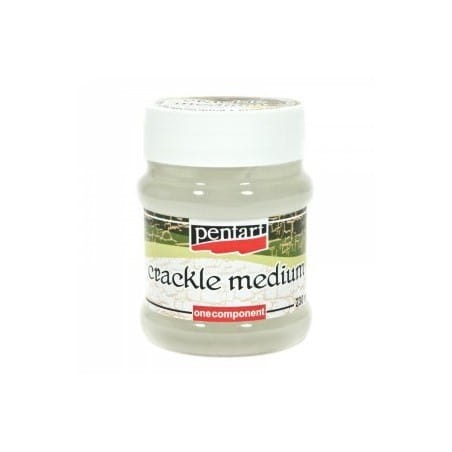 Lakier postarzający do spękań crackle medium Pentart 230 ml (jednoskładnikowy)