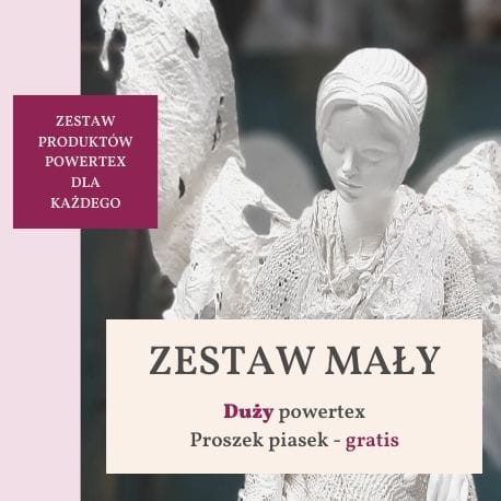 Zestaw Anioł Powertex - Mały