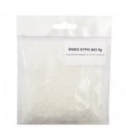 Posypka śniegowa skrząca biała 5 g