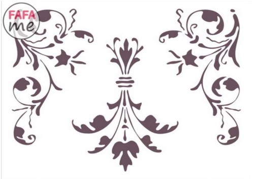 Szablon malarski SM 007 ornament 15x21 cm