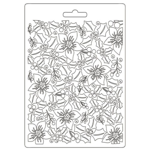 Foremka plastikowa A5 do odlewów i tekstury Stamperia - święta K3PTA586