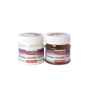 Delikatne medium do spękań dwuskładnikowych 2x50 ml Pentart