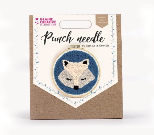 Zestaw Punch Needle Lisek D: 20 cm