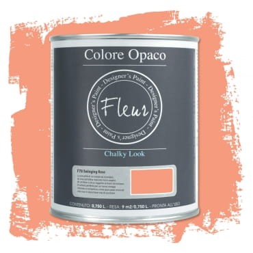 Farba kredowa mineralna brzoskwiniowy różowy Fleur 0,75 l - Swinging Rose