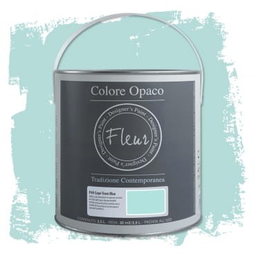 Farba kredowa mineralna jasny błękitny turkus Fleur 0,75 l - Cape town blue