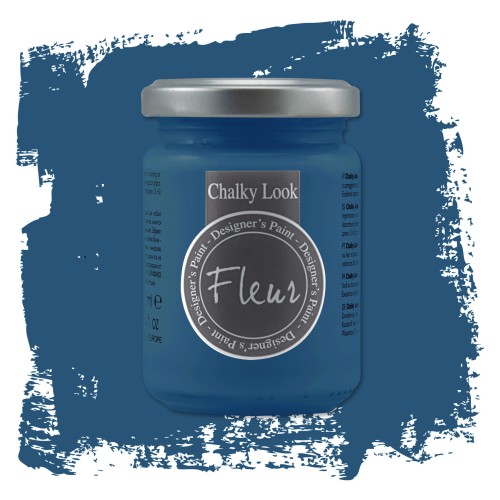Farba kredowa mineralna ciepły granatowy Fleur 130 ml - Nelson Blue F65