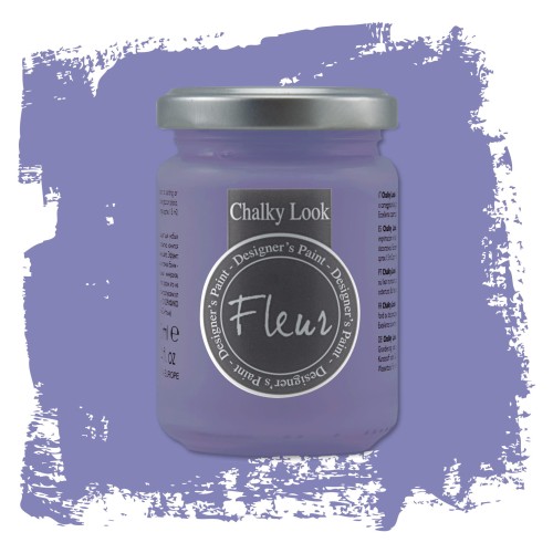 Farba kredowa mineralna lawendowy fiolet Fleur 130 ml - Lavender Blue F71