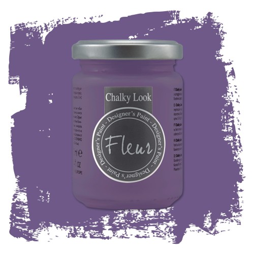 Farba kredowa mineralna ciemny fiolet Fleur 130 ml - Purple Rain F72