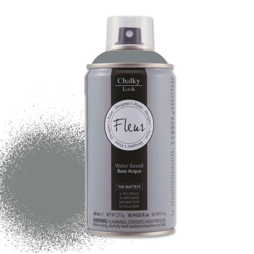 Smoky Ciemny szary Farba mineralna - kredowa Fleur w sprayu  300 ml