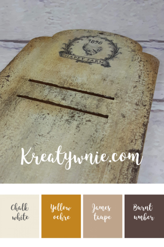 Farba kredowa mineralna biały kredowy Fleur 130 ml - Chalk White F03