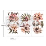 Prima decor transfer do mebli mały 3 części po 15x32,5cm Exotica 