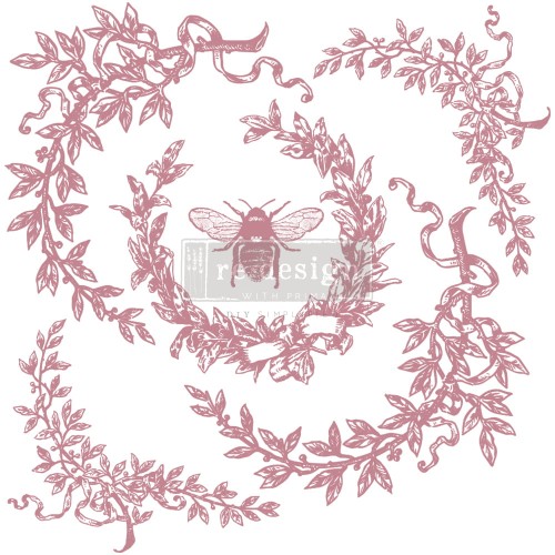 Prima stempel akrylowy maxi  31x31cm French laurels