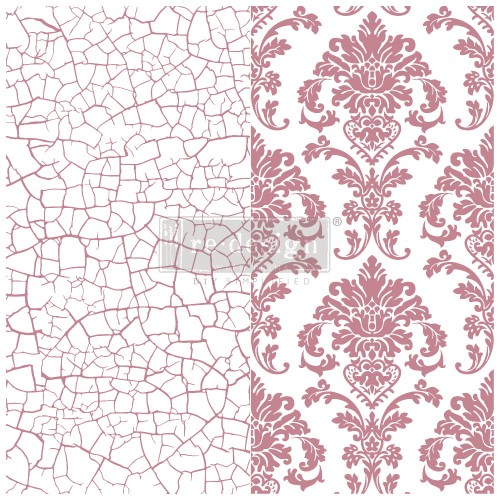 Prima stempel akrylowy maxi  31x31cm Spękania Imperial crackle