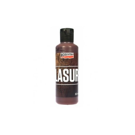 Lazur lasur bejca wodna Pentart 80 ml kasztan