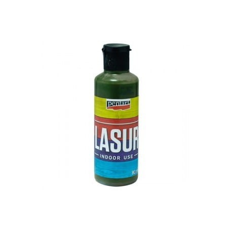 Lazur lasur bejca wodna Pentart 80 ml oliwka