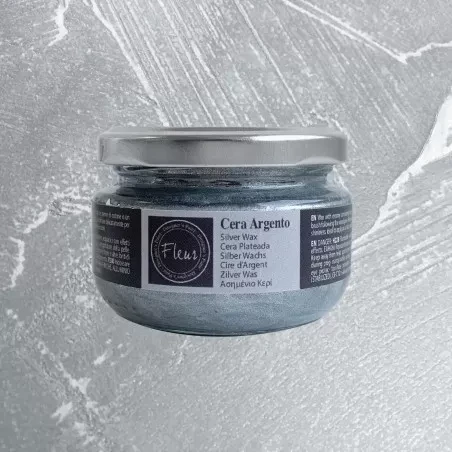 Wosk metaliczny srebrny 100 ml Fleur