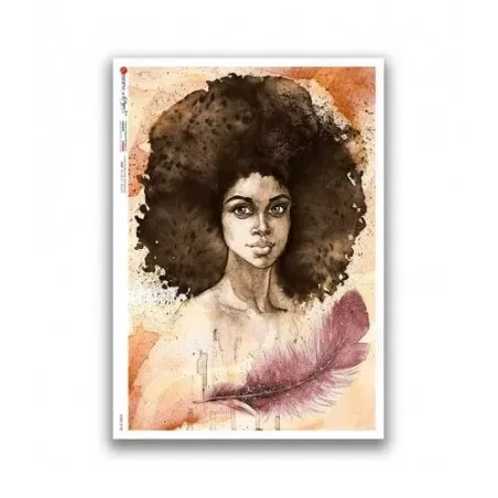 Papier ryżowy A4 Paper Designs do decoupage kobieta 0138