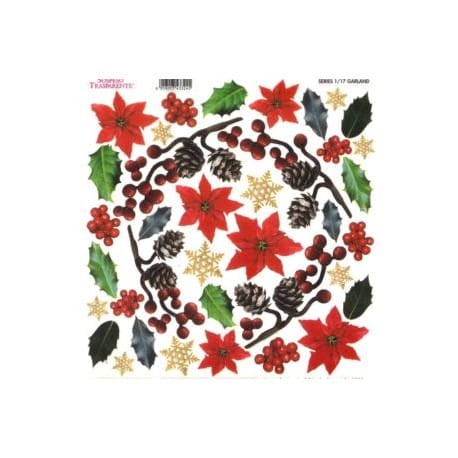 Folia do sospeso nadruk - girlanda świąteczna