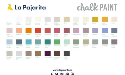 Biała Chmurka - Farba kredowa La Pajarita 175 ml nr 1