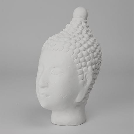 Głowa gipsowa Budda - duża