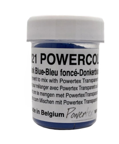 Ciemnoniebieski pigment 21- powercolor barwnik w proszku 40 ml 50 g