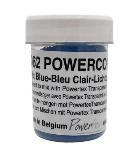 Jasnoniebieski pigment 62 - powercolor barwnik w proszku 40 ml 40 g