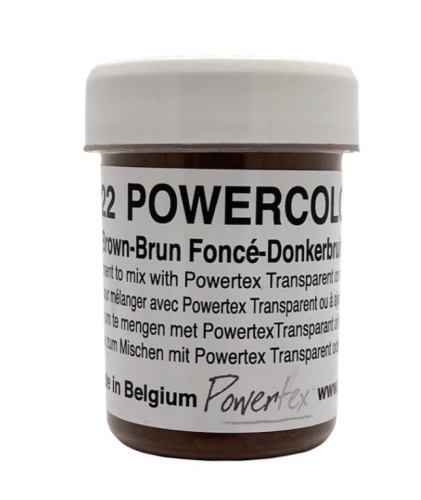 Ciemnobrązowy pigment 22 - powercolor barwnik w proszku 40 ml 30 g