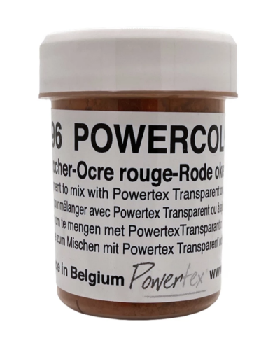 Czerwona ochra pigment 96 - powercolor, barwnik w proszku, 40 ml, 30 g