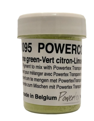 Zielona Limonka pigment 95 - Powercolor barwnik w proszku 40 ml 40 g