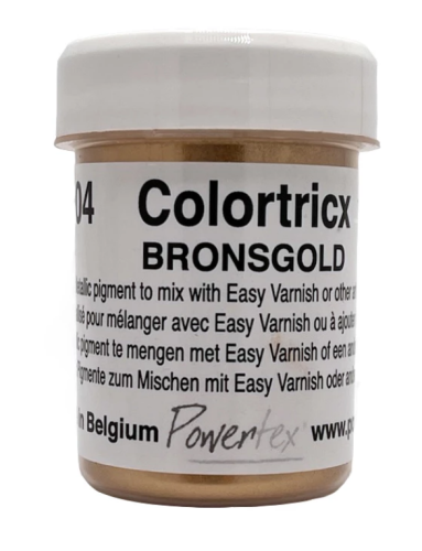 Brązowe złoto - pigment metaliczny 104 - Powertex Colortricx 40 ml 12 g