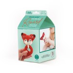 Zestaw do szydełkowania amigurumi grzechotka lisek 14 cm