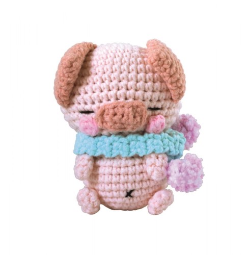 Zestaw do szydełkowania amigurumi Świnka