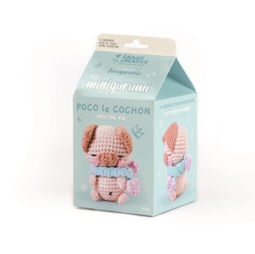 Zestaw do szydełkowania amigurumi Świnka