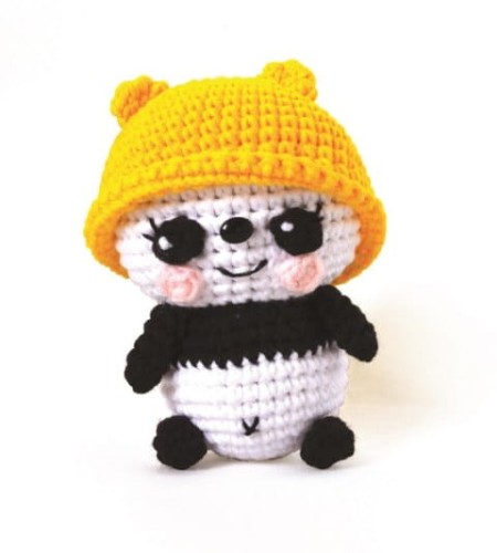 Zestaw do szydełkowania amigurumi Panda