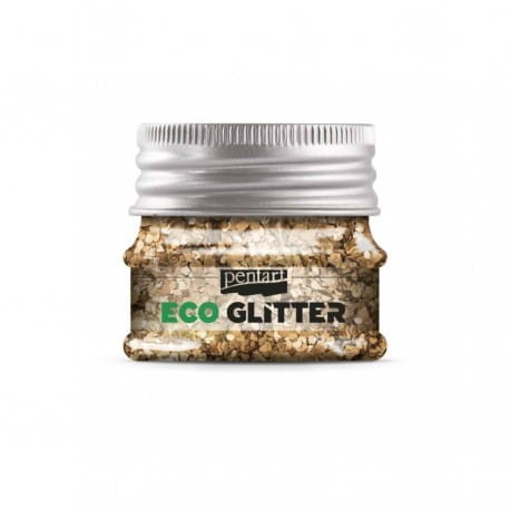 Mika confetti eco brokat Różowe złoto 15 g