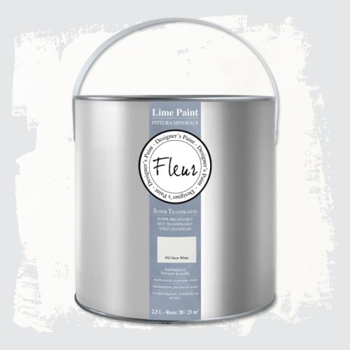 Fleur Lime 2,5 l Snow white farba wapienna  Limewash