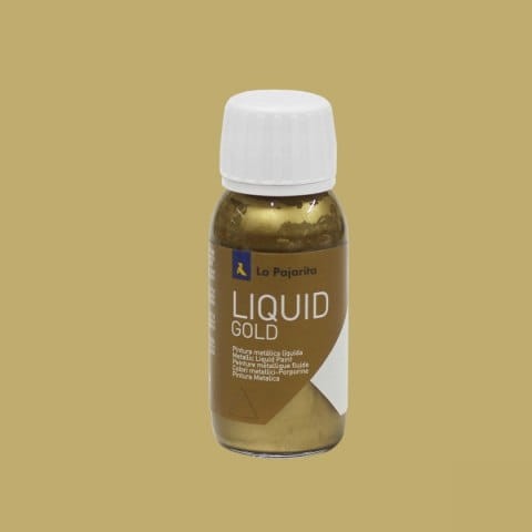 Trwała Farba Metaliczna Liquid Gold 50 ml Bogate Złoto La Pajarita