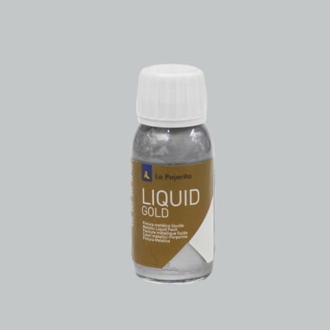 Trwała Farba Metaliczna Liquid Gold 50 ml Srebro La Pajarita