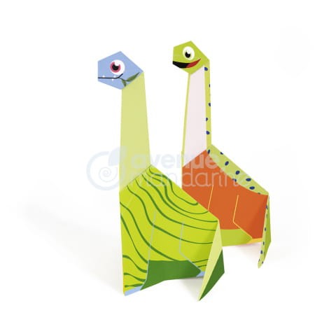Zestaw kreatywny origami 3d Dinozaur