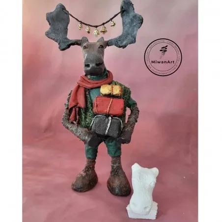 Głowa gipsowa do Powertex - łoś