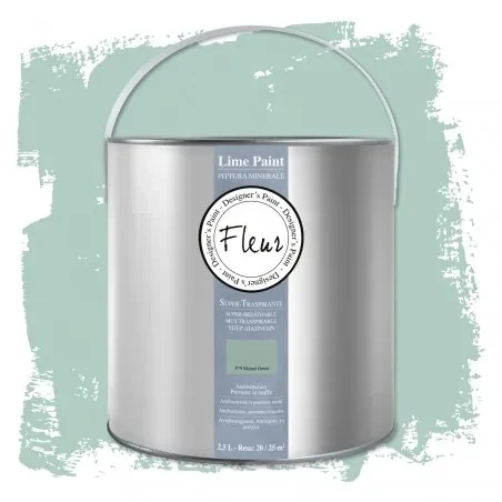 Fleur Lime 2,5 l Malmo Green farba wapienna Limewash