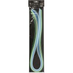 Paski do quillingu 5mmx78cm Niebiesko-Zielone