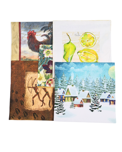 Zestaw serwetek do decoupage miks różnych