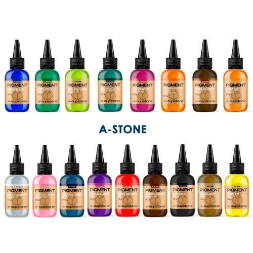 Barwniki pigment płynny do gipsu A-STONE
