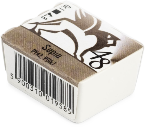 Farby akwarelowe Renesans pół kostki 1,5 ml