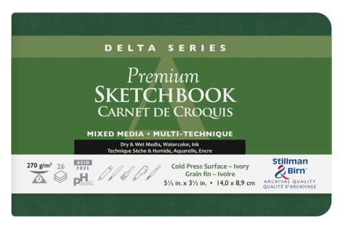 Szkicownik Delta 14x8,9 cm 270 g  Stillman & Birn