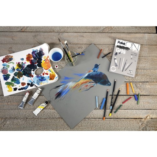 Szkicownik Blok A5 Szary 250g 30 ark  PaintOn